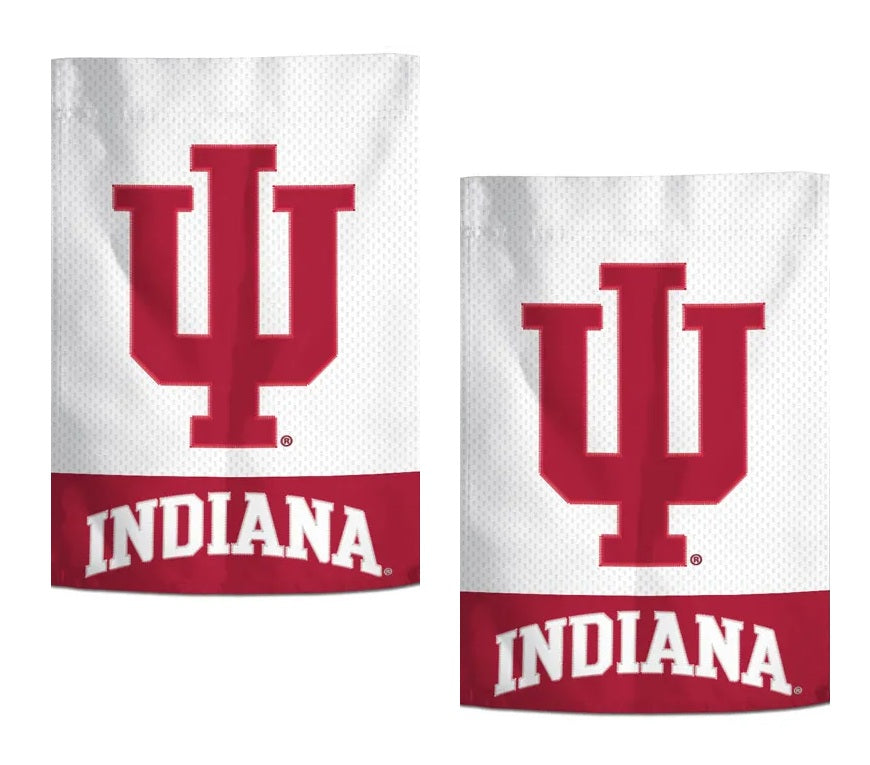 Indiana Hoosiers 2 Sided Embroidered Garden Flag heartlandflags