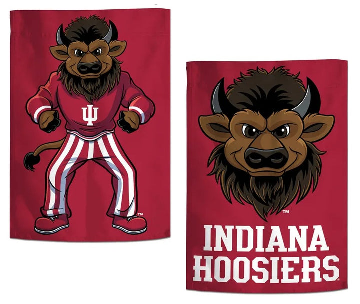 Indiana Hoosiers 2 Sided Garden Flag heartlandflags
