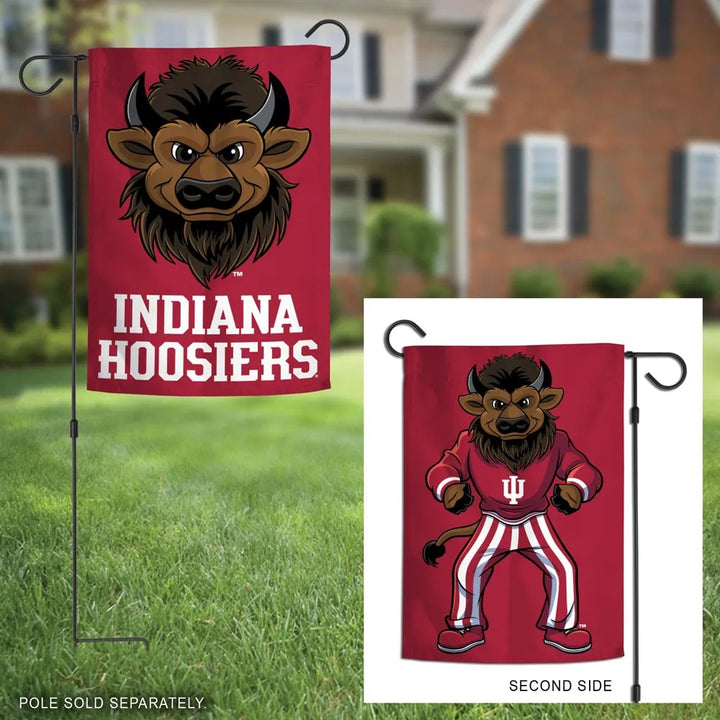 Indiana Hoosiers 2 Sided Garden Flag heartlandflags