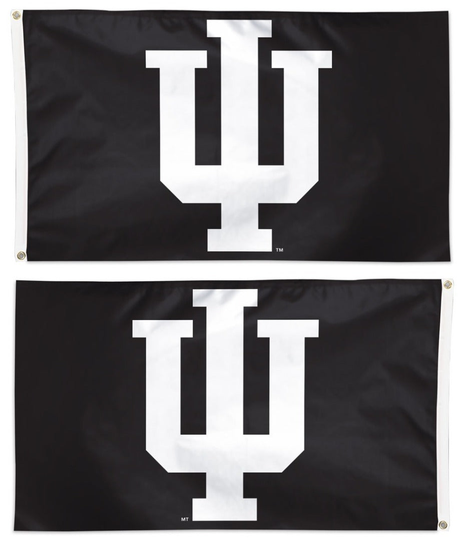 Indiana Hoosiers Flag 3x5 Logo Black heartlandflags