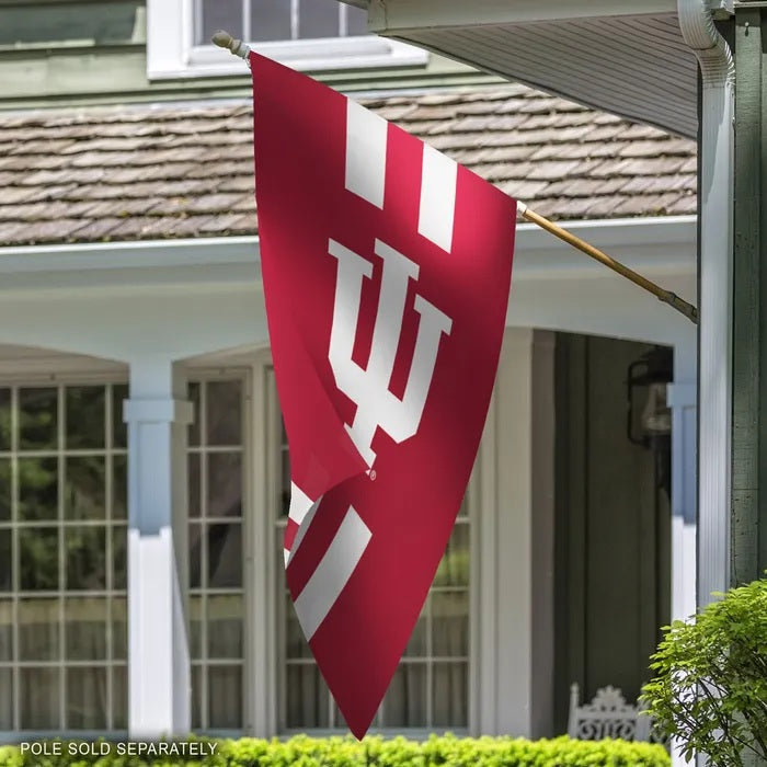 Indiana Hoosiers Striped Banner heartlandflags