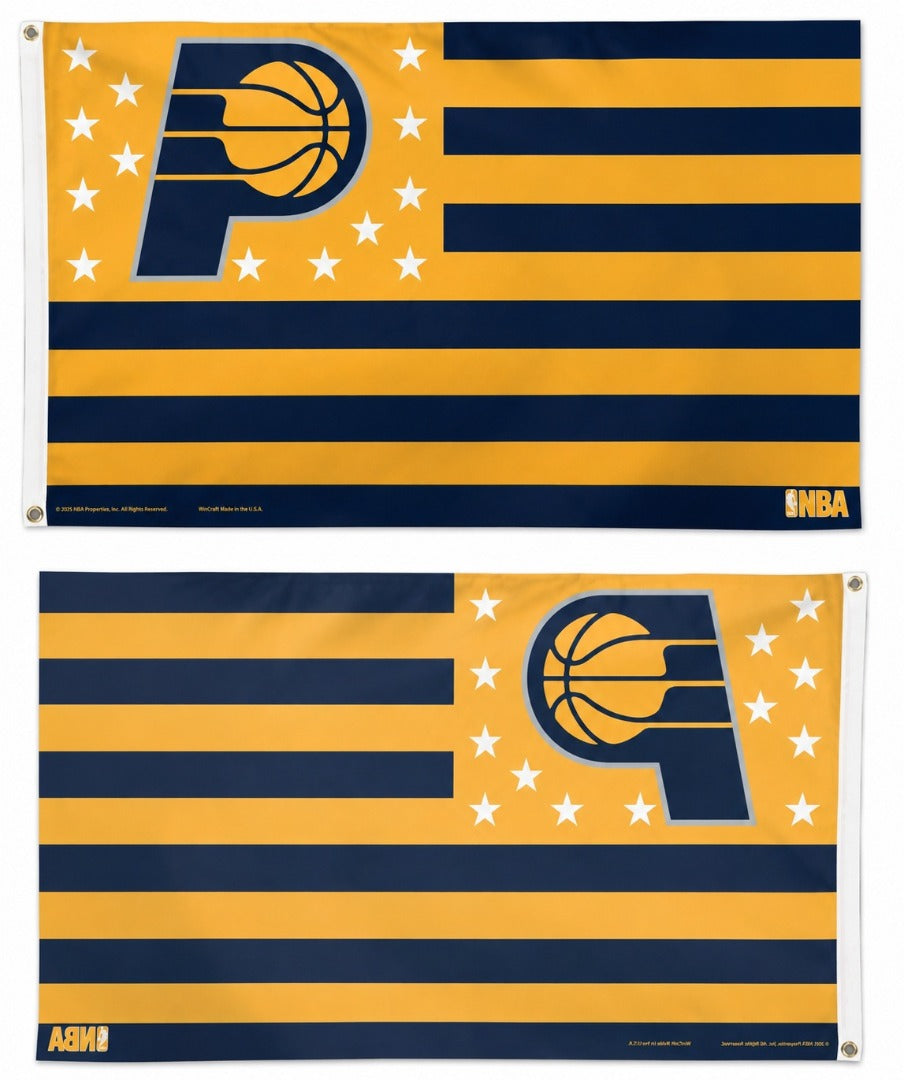 Indiana Pacers Americana 3x5 Flag heartlandflags