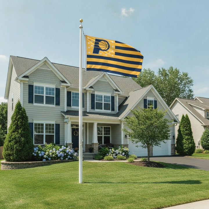 Indiana Pacers Americana 3x5 Flag heartlandflags
