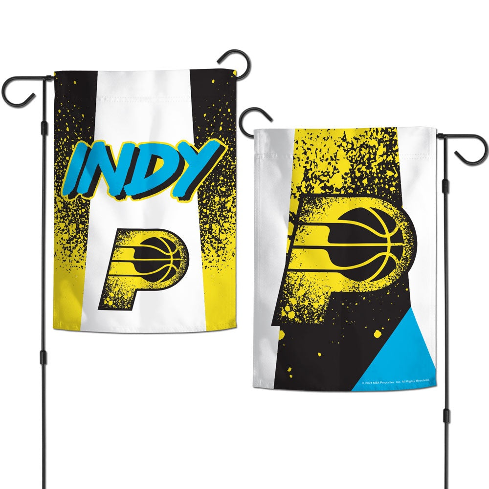 Indiana Pacers City Garden Flag 2 Sided heartlandflags