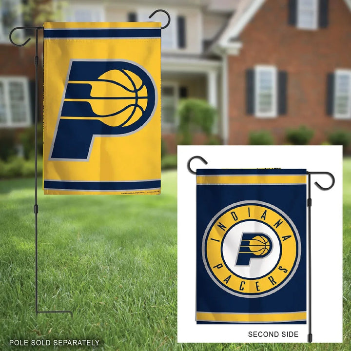 Indiana Pacers Double Sided Garden Flag heartlandflags