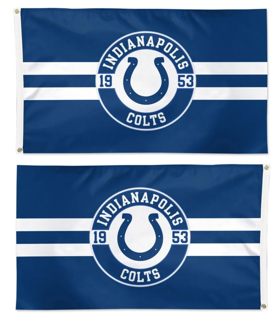 Indianapolis Colts Flag 2 Sided Applique heartlandflags