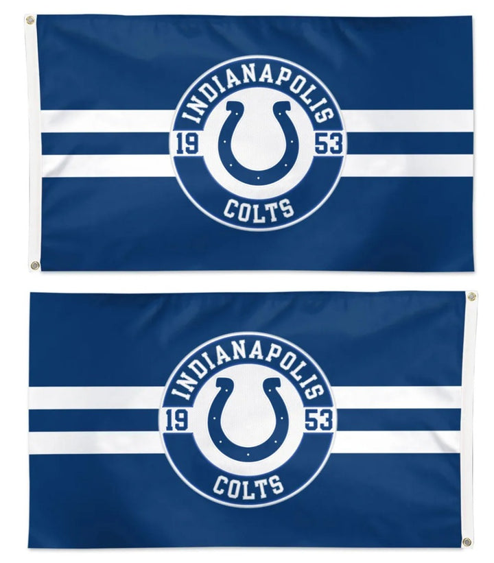 Indianapolis Colts Flag 2 Sided Applique heartlandflags