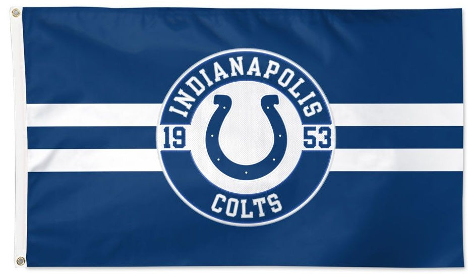 Indianapolis Colts Flag 2 Sided Applique heartlandflags