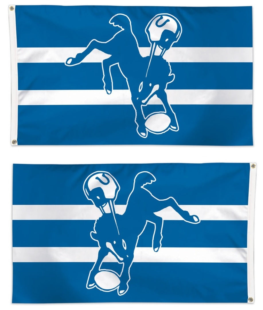 Indianapolis Colts Flag 3x5 Classic Logo Retro heartlandflags