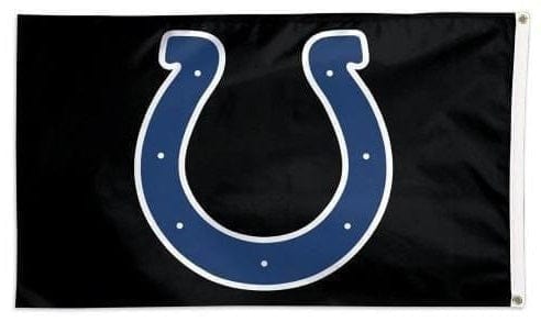 Indianapolis Colts Flag 3x5 Logo Black heartlandflags