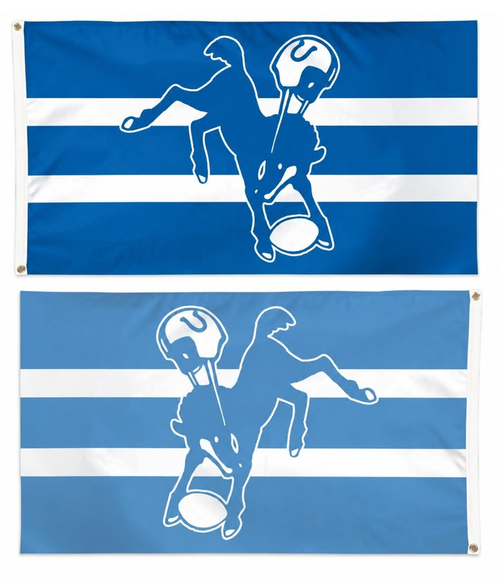 Indianapolis Colts Retro Logo 3x5 Flag heartlandflags