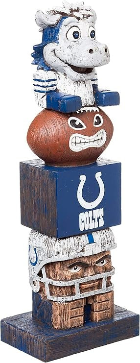 Indianapolis Colts Tiki Garden Statue heartlandflags