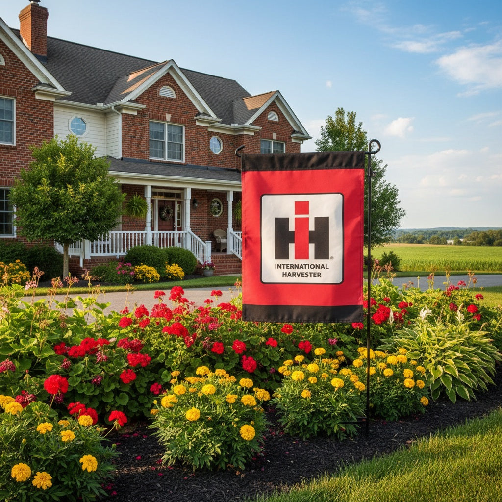 International Harvester Garden Flag 2 Sided Case IH heartlandflags