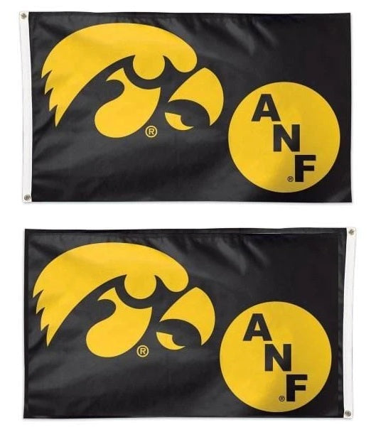 Iowa Hawkeyes Flag 3x5 ANF 2 Sided heartlandflags