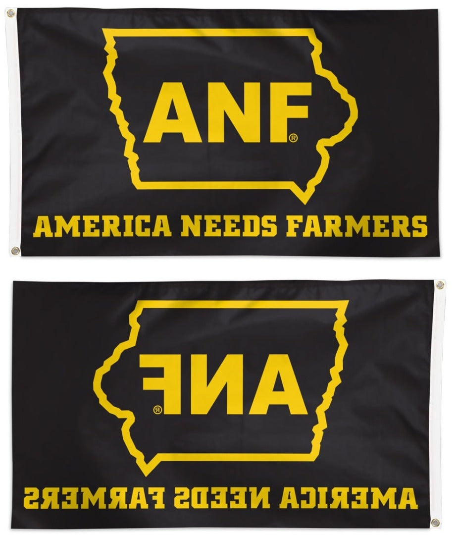 Iowa Hawkeyes Flag 3x5 ANF State of Iowa heartlandflags
