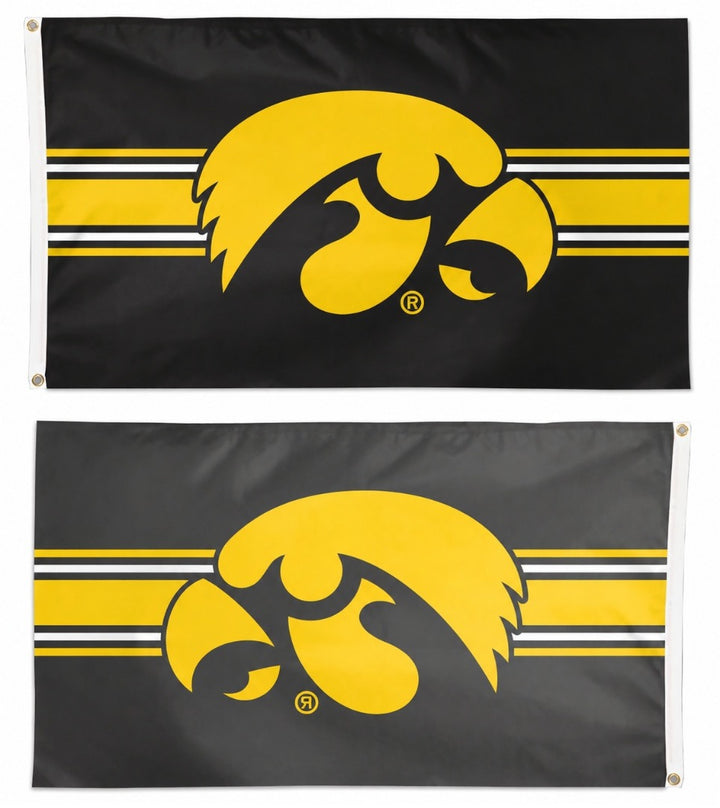 Iowa Hawkeyes Horizontal Stripe 3x5 Flag heartlandflags