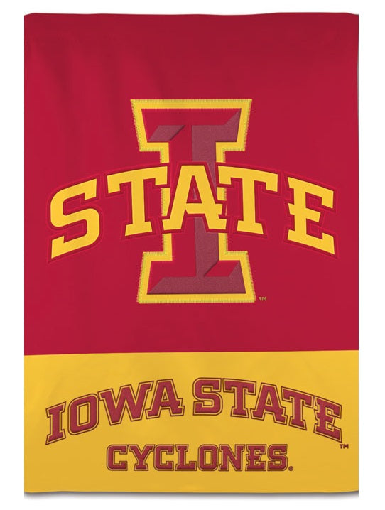 Iowa State Applique Banner 2 Sided heartlandflags