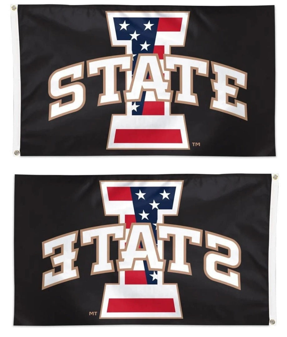 Iowa State Cyclones Flag 3x5 Patriotic Logo heartlandflags