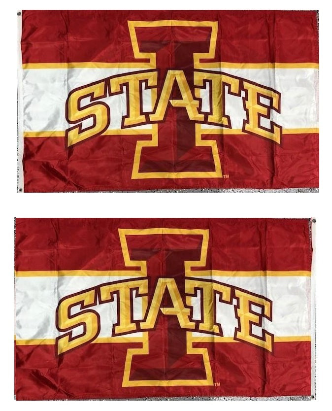 Iowa State Cyclones Flag 3x5 Striped 2 Sided heartlandflags