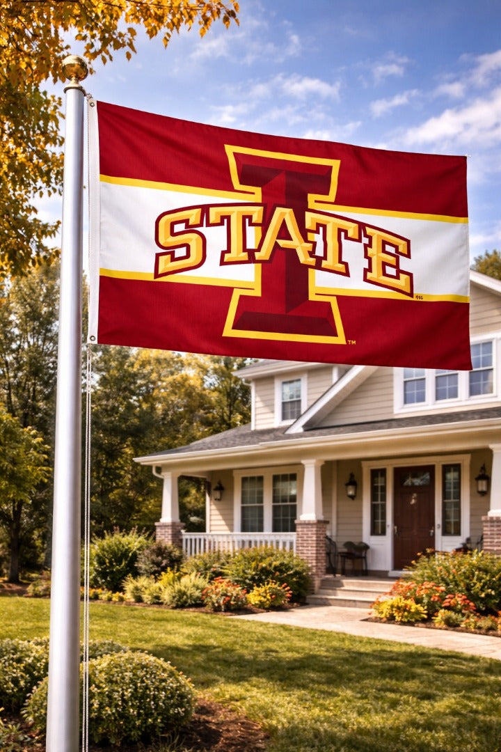 Iowa State Cyclones Flag 3x5 Striped heartlandflags