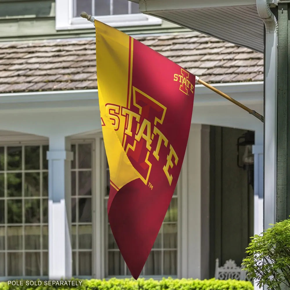 Iowa State Cyclones Flag Striped House Banner heartlandflags
