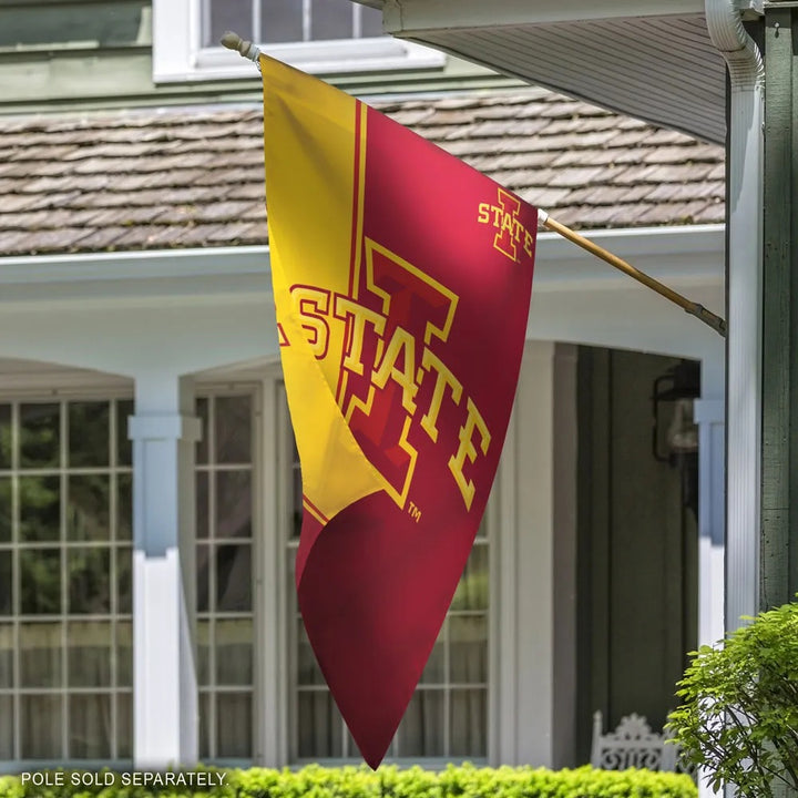 Iowa State Cyclones Flag Striped House Banner heartlandflags
