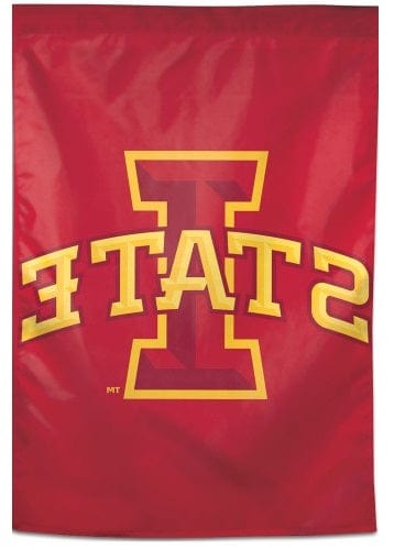 Iowa State Cyclones Logo Flag Vertical Banner heartlandflags