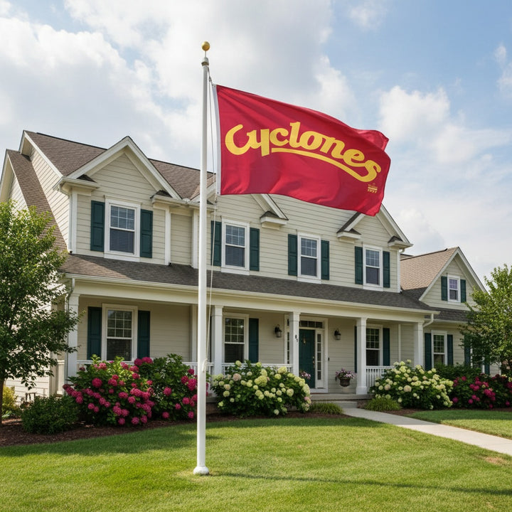 Iowa State Cyclones Script Flag 3x5 - Official Vintage Logo Outdoor Flag heartlandflags