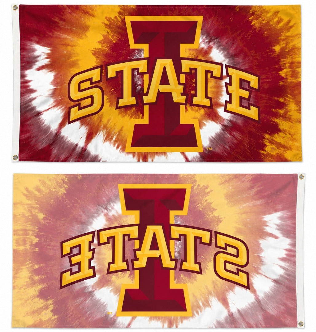 Iowa State Cyclones Tie Dye 3x5 Flag heartlandflags