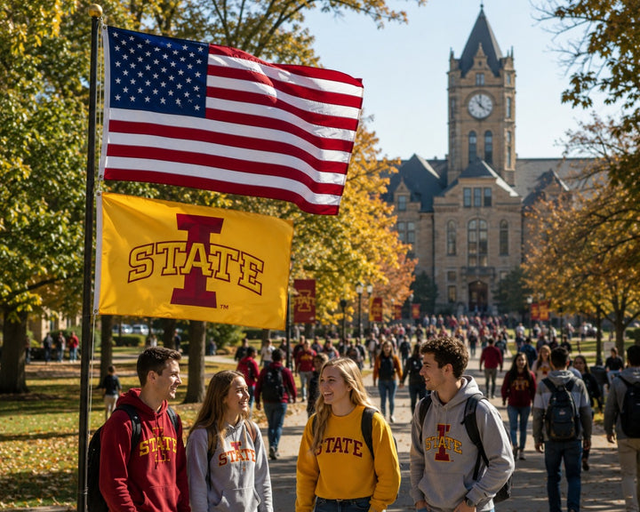 Iowa State Cyclones Yellow 3x5 Flag heartlandflags