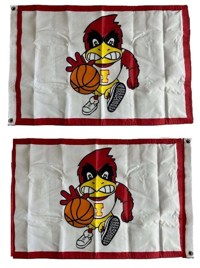 Iowa State Flag Cy Basketball 2 Sided 3x5 heartlandflags