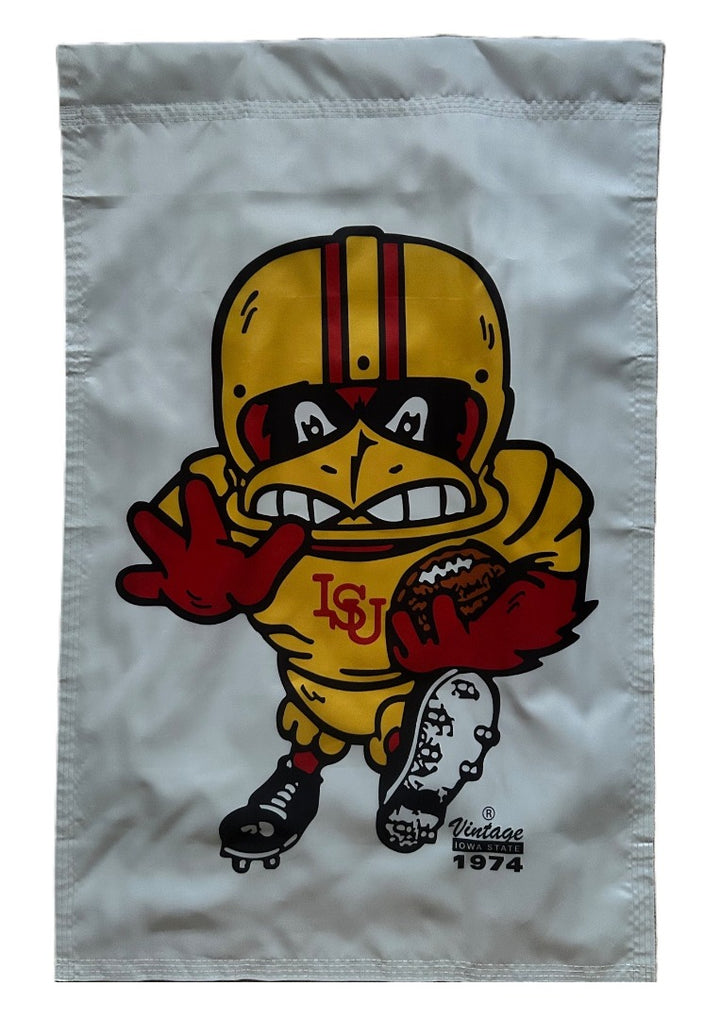 Iowa State Football 2 Sided White Banner heartlandflags