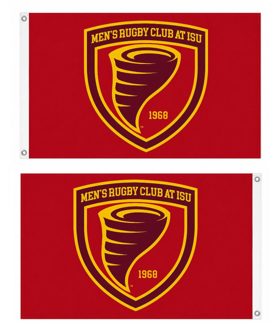 Iowa State Rugby 2 Sided 3x5 Flag heartlandflags