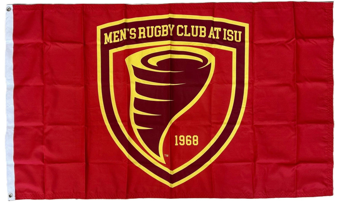 Iowa State Rugby Flag 3x5 2 Sided heartlandflags