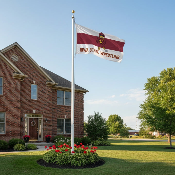 Iowa State Wrestling 2 Sided 3x5 Flag heartlandflags