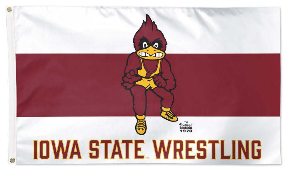 Iowa State Wrestling Flag 3x5 heartlandflags