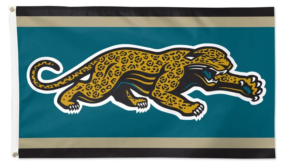 Jacksonville Jaguars Classic Logo 3x5 Flag heartlandflags