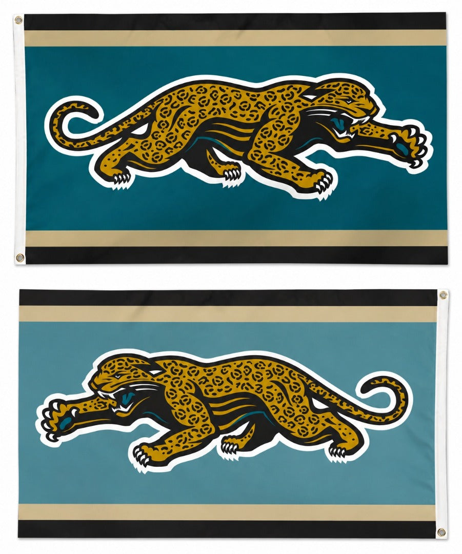 Jacksonville Jaguars Classic Logo 3x5 Flag heartlandflags