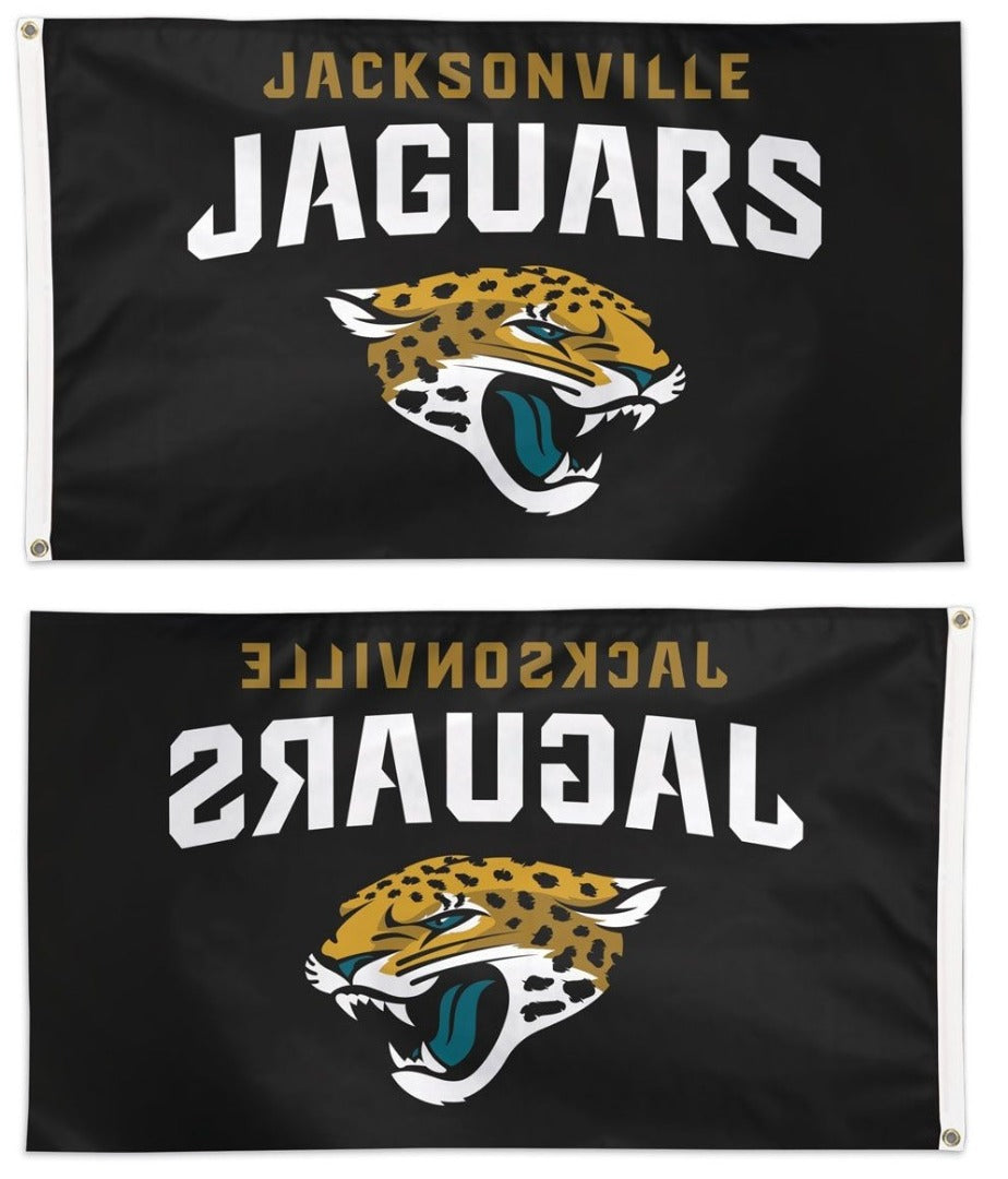 Jacksonville Jaguars Flag 3x5 Logo Black heartlandflags