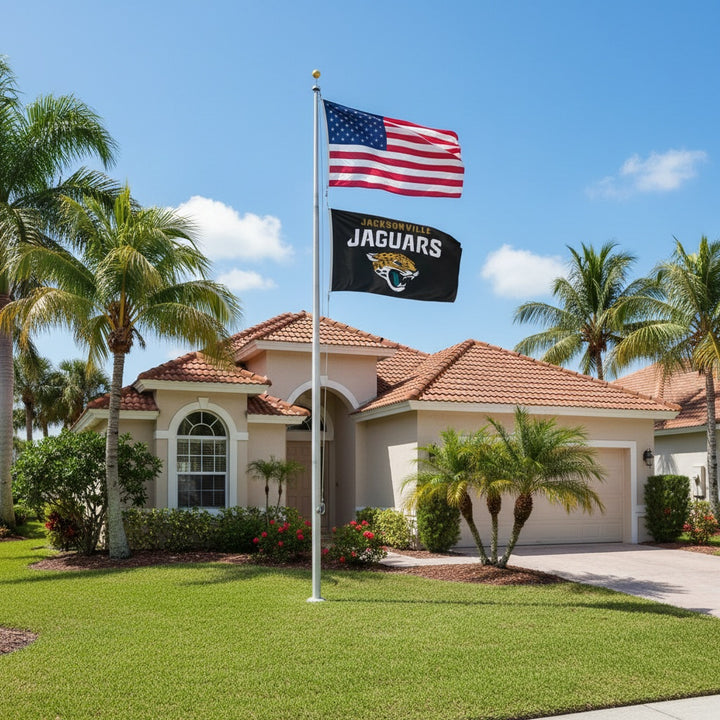 Jacksonville Jaguars Flag 3x5 Logo Black heartlandflags