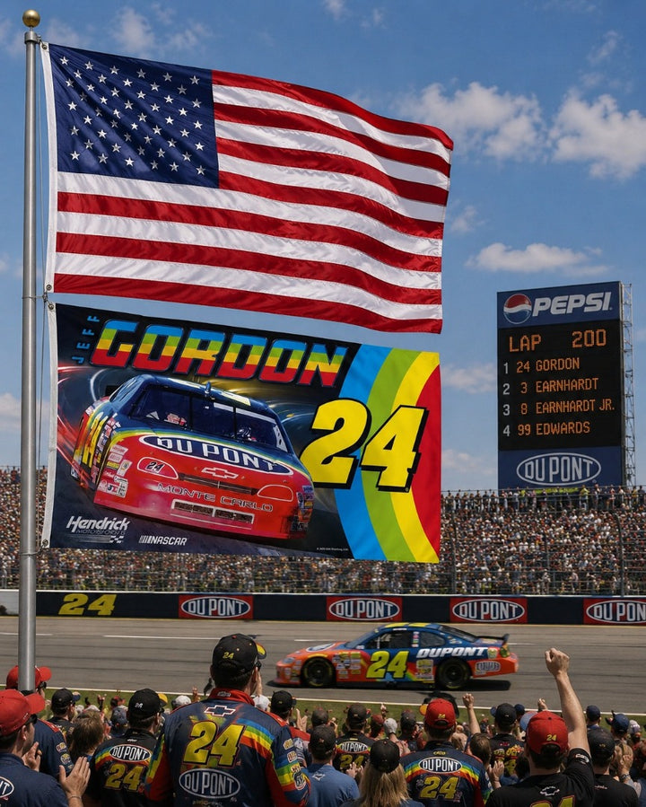 Jeff Gordon Historical 3x5 Flag heartlandflags