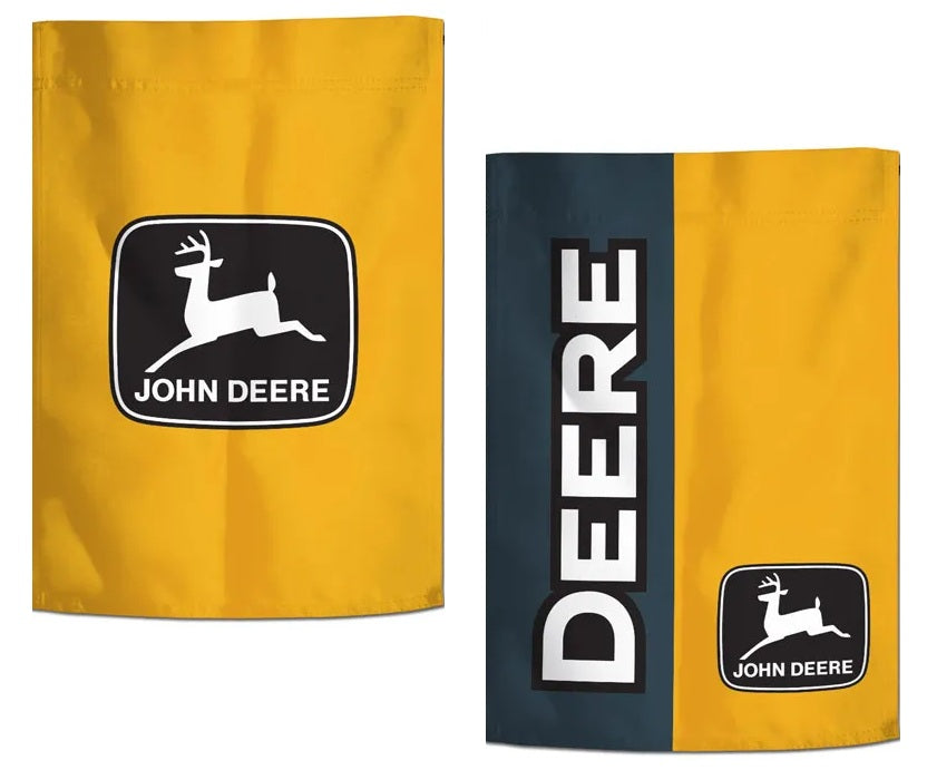 John Deere 2 Sided Yellow Garden Flag heartlandflags