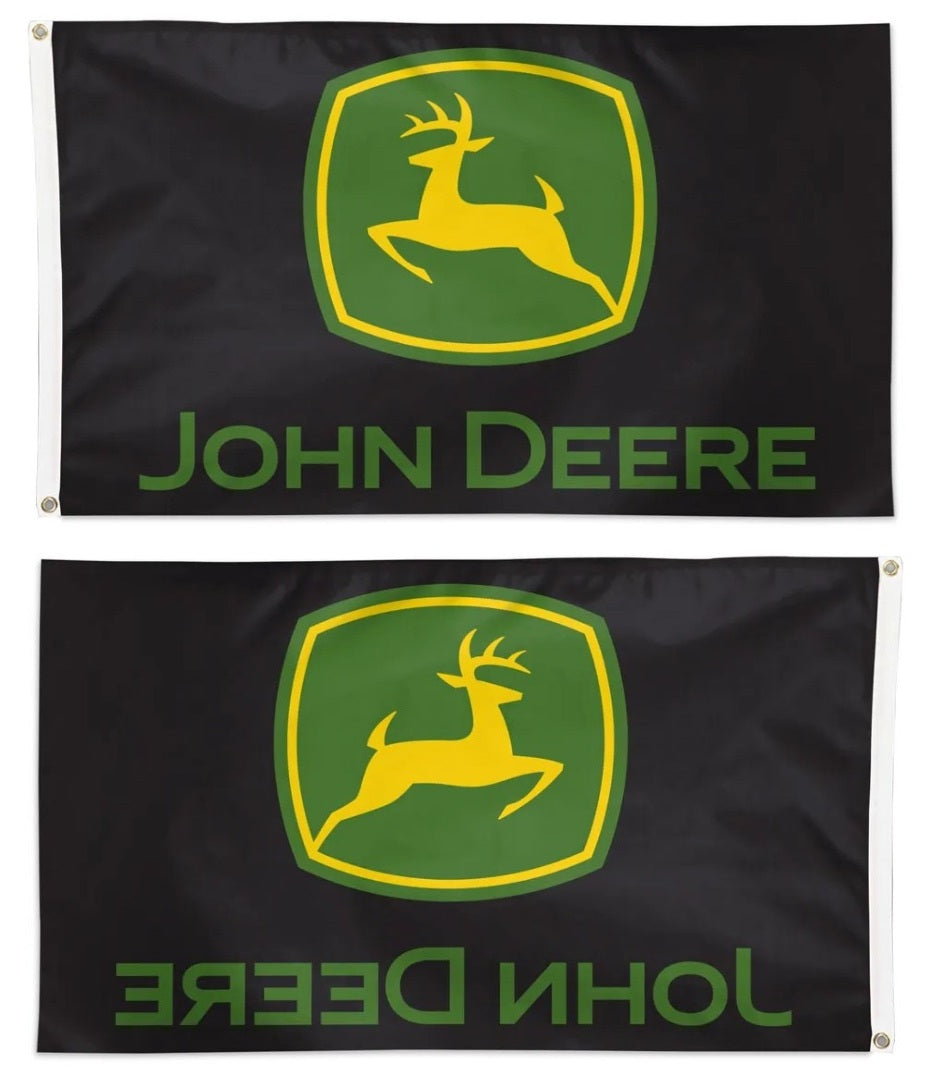 John Deere 3x5 Black Flag heartlandflags