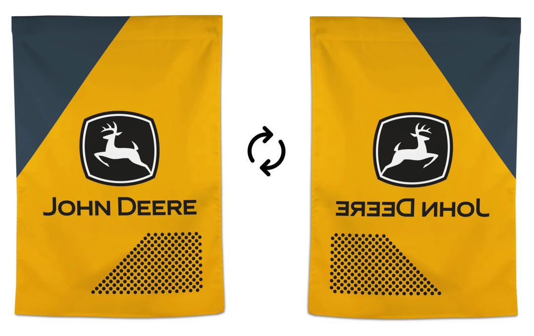 John Deere Yellow Logo Banner heartlandflags