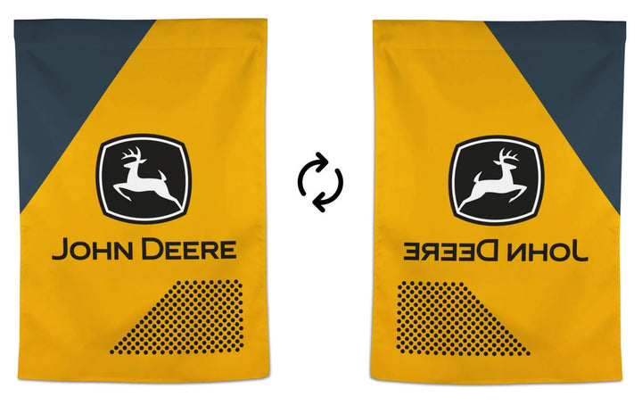 John Deere Yellow Logo Banner heartlandflags