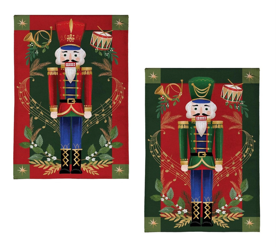 Joyful Traditions Nutcracker 2 Sided Banner heartlandflags