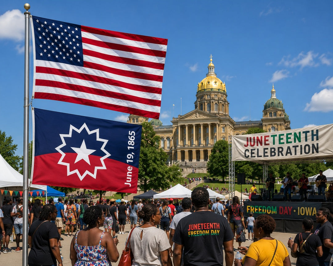 Juneteenth 3x5 Flag Made in USA heartlandflags