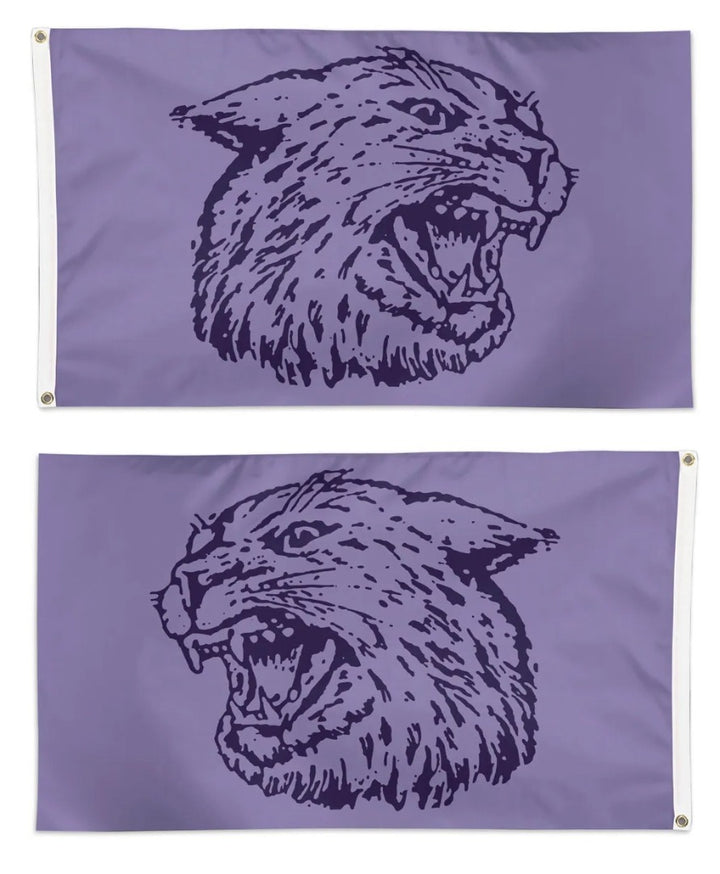 K-State Wildcats Wabash Lavender 3x5 Flag heartlandflags