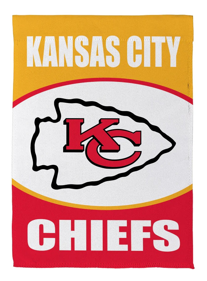 KC Chiefs 2 Sided NFL Garden Flag heartlandflags