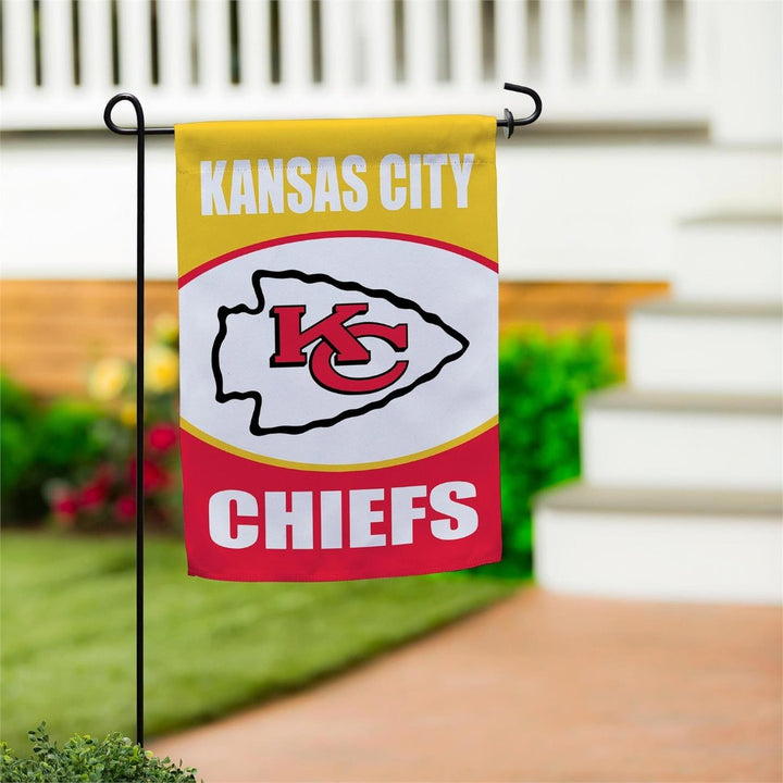 KC Chiefs 2 Sided NFL Garden Flag heartlandflags